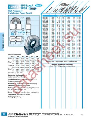 SPST106-6 datasheet  